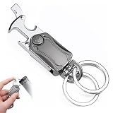 Multifunktionaler Flaschenöffner Schlüsselanhänger, Fingerspitzen-Gyro, 360 Grad drehbarer Öffner, Flaschenöffner, Schlüsselanhänger für Zuhause, Alltag, Geschenk