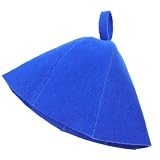 LOORGVEL Saunahut für Herren Wollmütze Saunahut aus Wollfilz Saunahüte Kappen saunaofen saunauhr Sauna Accessories Saunazubehör Shower caps stylischer Saunahut große Duschhauben Wolle B