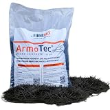 ArmoTec 40 mm Statikfaser - Hochleistungs-Makrofaser als Betonstahl-Ersatz | 3 kg Packung | Perfekt für Bodenplatten und Betonreparaturen Fibermix