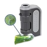 Carson MicroBrite Plus 60x–120x Taschenmikroskop - Allrounder für Schule, Studium, Grower, Wissenschaft & Lernen (MM-300)