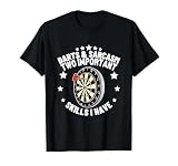 Darts and Sarcasm Dartscheibe Lustiger Dartspieler T-S