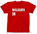 HSM 1/2/3 Wildcats 14 Herren Men's T-Shirt Fanshirt, M