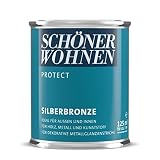 Schöner Wohnen 125ml Metallglanzfarbe Silberbronze, für auß