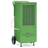 BAUTEC Profi Bautrockner bis 158 l/Tag » 300m² » 1.200 m³/h » 1.350 W » Luftentfeuchter Raumtrockner für große Räume, Baustellen und H