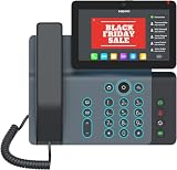 GEQUDIO High-End IP Telefon GZ-8 mit Netzteil - Fritzbox, Telekom kompatibel - Beleuchtete Tastatur & Touchdisplay - Anleitung für Fritz!Box Telefonanlage, Sipgate, Telekom, Speedport - WLAN B