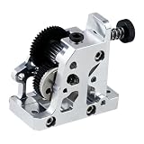 AsrMyjcx 3D -Drucker -Extruder -Filament Extruder Praktischer Profi Easy Installation High Performance Two Getriebefahrer, Silb