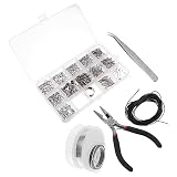 Anneome 1047 Stück Zubehörbox Selber Machen Armband-sets Material Zur Schmuckherstellung Buntstift Dekorationen Perlen Für Armbänder Schmuckmaterial Selber M