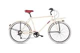 Letoule Facile – Fahrrad Urban Allround 26 Zoll – 6 Gänge Stahl Man – Havanna Nights (hellbeige), Größe 50