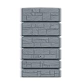 Regenwasserbehälter Tower Stone 500L Grau Regentonne Regenwassertonne Regentank Reg