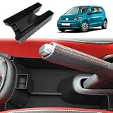 [Verlängern Plus] GAFAT V W UP GTI/Seat MII/Skodα Citigo 2013-2023 Mittelkonsole Aufbewahrungsbox, Organizer Tray Unten die Mittelkonsole, Mit Münzeinwurf, Kompatibel mit VW UP Zubehö