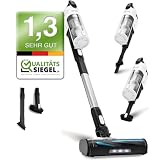 Levoit Akku Staubsauger mit Tierhaardüse, Anti Haar Wrap, 4-in-1 Kabelloser Akkustaubsauger mit 99,9 Prozent Filterleistung, Beutelloser Akkusauger für Teppich Hartböden und Auto, max 50 min L