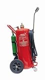 Jockel Feuerloescher P50MJ Auflade-Löschwagen 50 kg, Metallbrand-Pulver,