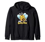 Busy Bee Honeycomb Cartoon Imkerei Enthusiast Grafik Kapuzenjack