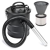 Sellnet Aschesauger 15L 1200W mit Blasfunktion & DUAL Filtersystem, Kaminsauger mit HEPA Filter, Staubsauger für Kamin, (Kabellänge - ca. 1,5m) Kabelhalter, Grill und Feuerstelle SN119