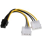 Akyga AK-CA-13 2x Molex Stecker auf PCI-E 6 pin Buchse Adapter Kabel 15