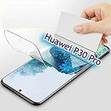 Cracksin [2 Stück] Gorilla Schutzfolie für Huawei P30 Pro Nano-Tech, Klar Folie, 100% Fingerabdrucksensor, Displayschutz Panzerfolie, TPU NANO
