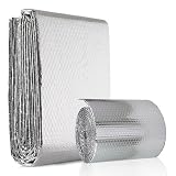 GQZJY Isolierfolie Camping selbstklebend 4mm Dämmfolie Dachisolierung Folie Reflexionsfolie Effektive Isolierung und Wärmespeicherung für Fenster Autos(Size:1 * 30m/3.2 * 98.4FT)