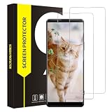 Bodyguard Schutzfolie für Panzerglas für Sony Xperia 1/1 1/II 1/lll 1/IV 1/V, 2,5D Kanten Schutzglas, 9H Härte Sony Xperia 1 II Panzerfolie, 0 Blasen, 2 Stück HD Displayschutz für Sony Xperia 1 IV/1 V