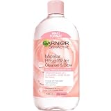 Garnier Mizellen Reinigungswasser, All-in-1 Reinigung mit Rosenwasser, Gesichtswasser für eine sanfte Reinigung und schonendes Abschminken, SkinActive, 1 x 700