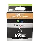 Lexmark 14N0822BL 105XL Tintenpatrone schwarz hohe Kapazität 510 Seiten blister w/
