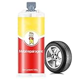 tongfeng Allzweck Reparaturkleber - Schweißmetall Reparaturpaste - Super AB Kleber - Gussreparaturkleber Für Metall - Hochfestigkeitsschweißkleber - Metall Reparatur Paste Reparatur M