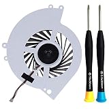 MMOBIEL Interner Lüfter Ersatz KSB0912HE-CK2M für PlayStation PS4 CUH-10xx/11xx inkl TR8 und (+) Schraubenzieher [video game]