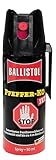 BALLISTOL 24430 Pfeffer-KO Jet 50ml Spray – Verteidigungsspray gegen Tiere – Abwehrspray 5m Sprühweite - Panik