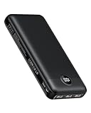 VEGER Power Bank 27000mAh 20W PD, Powerbank USB C Externer Handyakkus mit 4 Ausgängen und 2 Eingängen LED Tragbares Ladegerät,Kompatibel mit iPhone Samsung Huawei Tablet usw