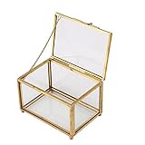 Pyatofyy Geometrische Glas Schmuck Schatulle Tisch Container Für Die Anzeige Von Schmuck Andenken Haus Dekoration Pflanzen Container Schmuck Lagerung