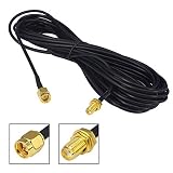 YILIANDUO SMA WiFi Antennenkabel SMA Stecker auf SMA Buchse Adapter SMA RF Koaxialkabel RG174 5M für ADSB 3G 4G LTE Antennen/Router/CB Radios/Signalverstärker/WLAN Adap