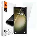 Spigen NeoFlex Schutzfolie kompatibel mit Samsung Galaxy S23 Ultra, 2 Stück, Kratzfest, TPU Film, Wasserinstallation F