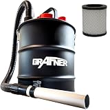 Grafner Aschesauger 20 Liter 1200 Watt mit HEPA-Filter und Saug- und Blasfunktion Kaminsauger Grillsauger Pelletsauger HEPA F