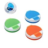 FRCOLOR 3Er- 4 Pillenhalter travel pill medikamentendispenser Pill for seniors medizinkasten Fall wöchentlicher Medikamentenorganisator Pillendose Pillen-Org