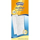 Swirl Airfilter Universal (für Staubsauger, Zuschneidbarer Filter für saubere Staubsaugerabluft, Geeignet z.B. für AEG, Philips, Kärcher, Miele, Siemens, Rowenta, Samsung, Bosch)