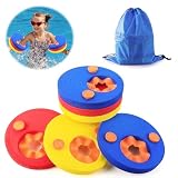 Schwimmscheiben für Kinder 6Pcs Schwimmen Float Discs mit Aufbewahrungstasche Eva Arm Schwimmplatte Rund Delphin Schwimmscheiben Geeignet für Mädchen Junge im Alter von 3-6 Jahren Schwimmen zu L