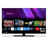 MEDION 108 cm (43 Zoll) QLED Fernseher (Smart-TV, Dolby Vision HDR, VIDAA Store, Netflix, Prime Video, Disney+, DAZN, Paramount+, DTS X, Dolby Atmos, PVR, Bluetooth, MD 843600)
