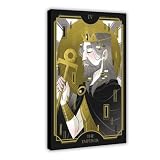 Tarotkarten-Poster, Motiv: Der Kaiser, Wandkunst, Dekordruck, Bild, Gemälde für Wohnzimmer, Schlafzimmer, Dekoration, 60 x 90