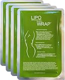 Ultimate Body Applicator Lipo Wrap - Inch Loss Applicator for Body Firming Cellulite Reducing Toning Contouring (4 WRAPS)