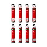 Alfa Perimeterkleber (1k) 750ml Profi-Qualität einkomponentiger Klebeschaum Baustoffklasse B2 hervorragende Wärmedämmung geringe Ausdehnung