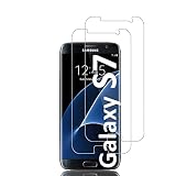 [2 Stück] Panzer Schutz Glas kompatibel mit Samsung Galaxy S7 NanoTech Displayschutzfolie, Schutzfolie 9H Glas Folie,100% Fingerabdruck