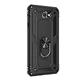 Yctze Robustes Telefon J7 & ON7 2016 – Stoßfeste Schutzhülle für Mobilgeräte – 5,5 Zoll Robuste Telefonrückseite mit Stilvollem Mechanischem Design, Zugriff auf Alle Anschlüsse (Black)