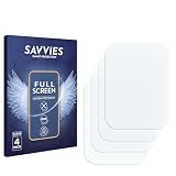 Savvies 4 Stück Full-Screen Schutzfolie für Xiaomi Smart band 9 Pro Full-Cover Displayschutz-Folie [3D Curved, Transparent, Anti-Fingerabdruck]