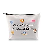 JTOUK Psychotherapeuten-Geschenk für psychische Gesundheit, Therapeuten, Make-up-Tasche, Psychotherapeuten, Überlebens-Set, Dankeschön, Geschenk für psychologische Berater/Lehrer, S
