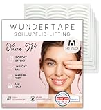 WUNDERTAPE Schlupflider Stripes Schlupflid Tape Streifen zum Augenlid-Lifting ohne OP (wasserfest, unsichtbar,24h halt, eyelid tape) Augenlid stripes unsichtbar (240 M)