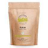 Kakao Pulver Bio 1kg - 1kg reines Kakaopulver stark entölt (11% Fett) - ohne Zucker - ungesüßt - Abgefüllt und kontrolliert in Deutschland - B