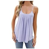 Tank Top Damen V Ausschnitt Ärmellose Tshirt Elegant Sommer Oberteil Rückenfrei Top Locker Sommertops Strand Sexy Vest Tops Teenager Mädchen Elegente Sommershirts Leicht Und Luftig Sale S