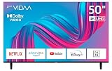 DYON Movie Smart 50 VX - 50 Zoll (126 cm) Fernseher (4K Ultra-HD Smart TV, Triple Tuner (DVB-C/-S2/-T2), App Store, Prime Video, Netflix, YouTube, DAZN, Disney+) [Mod. 2024]
