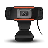BSLVWG 1080P HD Webcam, mit 110° Weitwinkel, Mikrofon, für Konferenzen, Live-Streaming, Aufnahme, Plug and Play Webkamera, USB-Kamera für Youtube Zoom, Skype, Facetime, PC/Laptop/Desktop/M