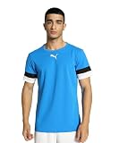 PUMA Herren Teamrise Jersey Shirt, Electric Blue Lemonade-puma Black-puma White, M EU