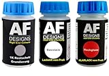 Alex Flittner Designs Lackstift geeignet für Plymouth PBX Jazz Blue Perl Klarlack Grundierung Autolack S